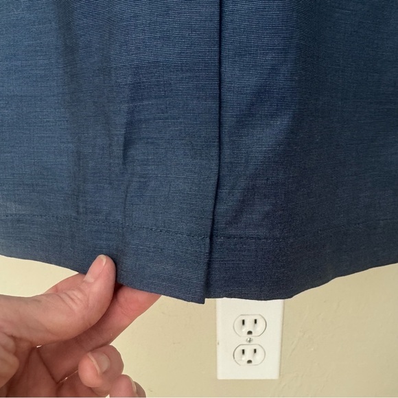 NWT JOHN VARVATOS Luxe 2 Button Cotton Blazer "Oiled Blue" Size 42 Not Pristine - Picture 8 of 14